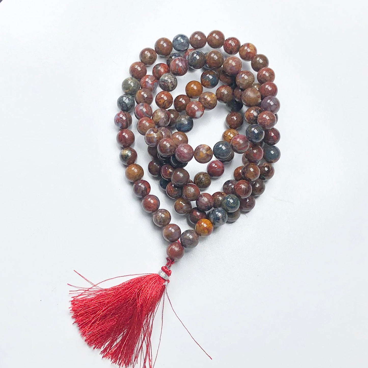 Brown Pietersite 108 Beads Mala/Necklace