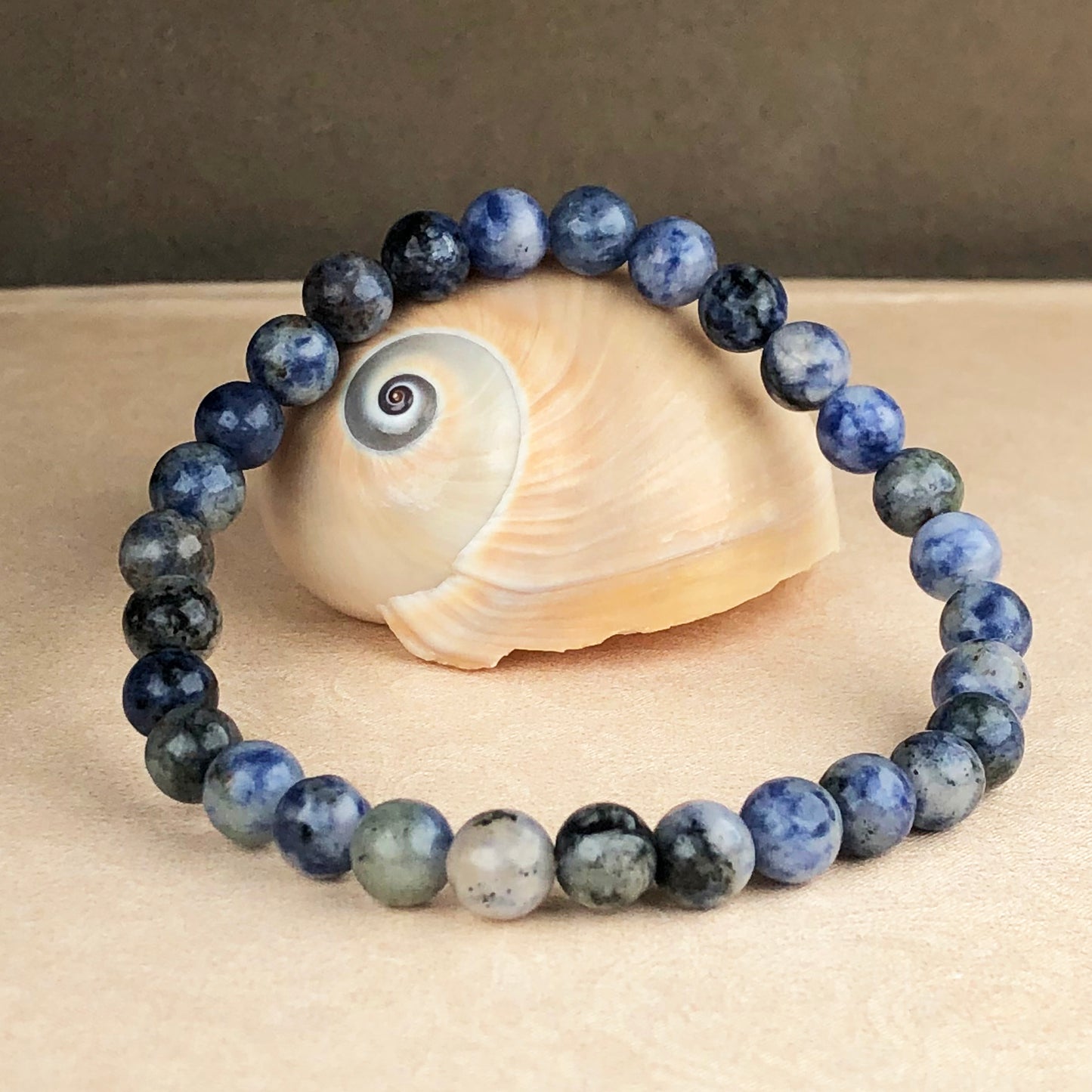 Sodalite Bracelet – 8mm Natural Beads | Stretchable | Clarity & Communication Boosting Crystal Bracelet