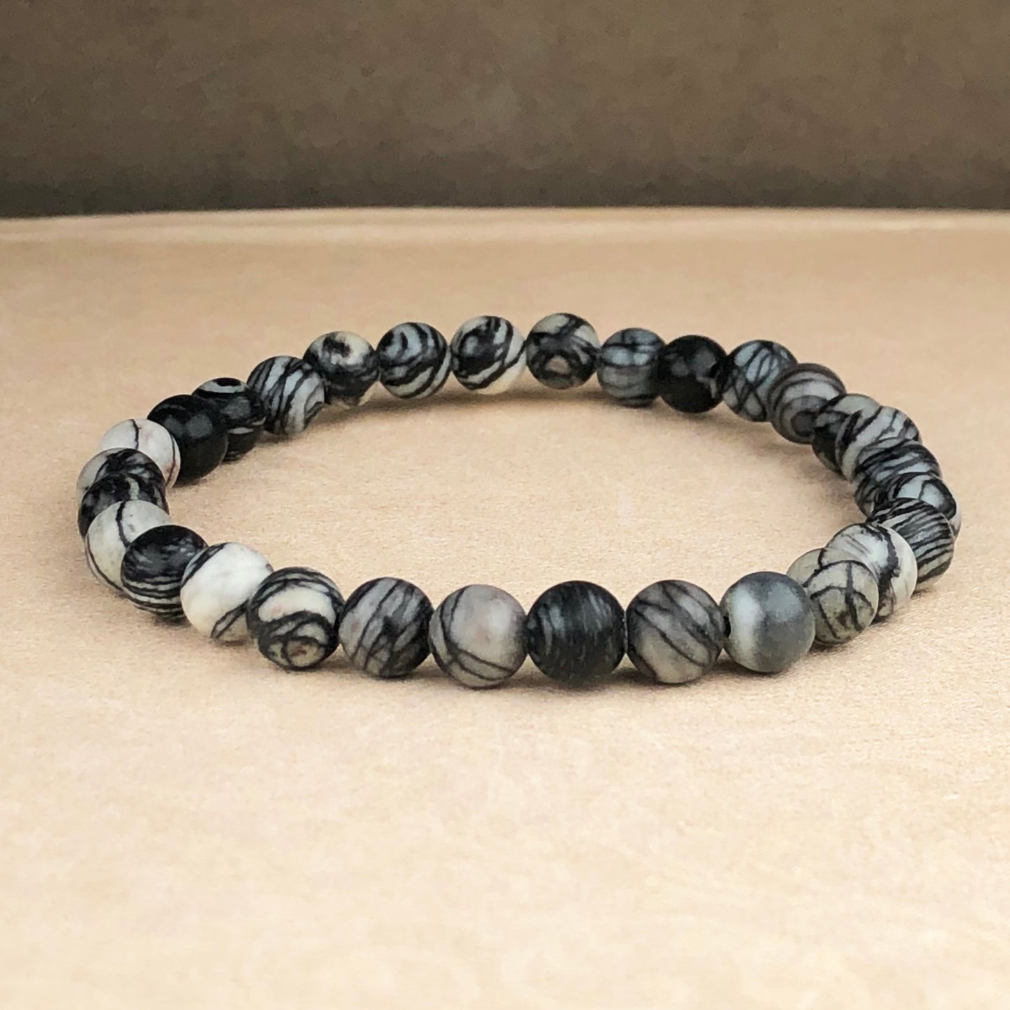 Zebra Jasper Healing Bracelet – Promotes Strength, Protection, And Courage