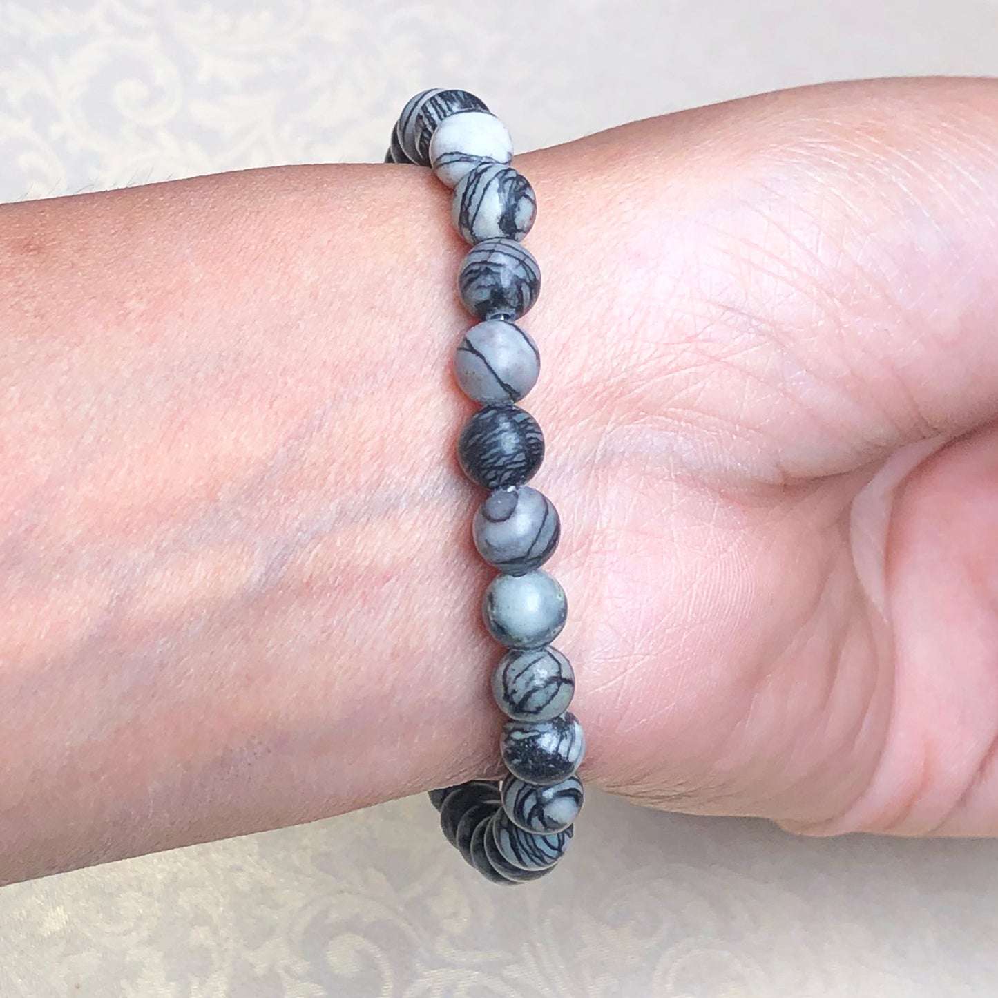 Zebra Jasper Healing Bracelet – Promotes Strength, Protection, And Courage