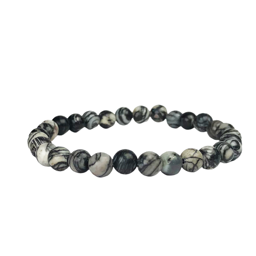 Zebra Jasper Healing Bracelet – Promotes Strength, Protection, And Courage