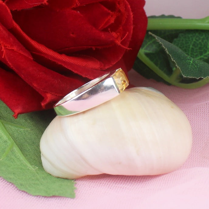 Yellow Cirtine Ring