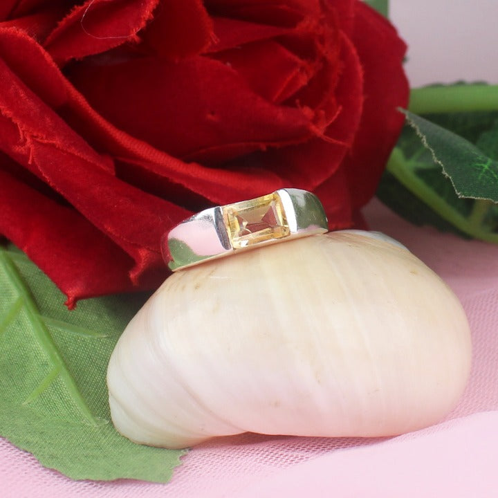 Yellow Cirtine Ring