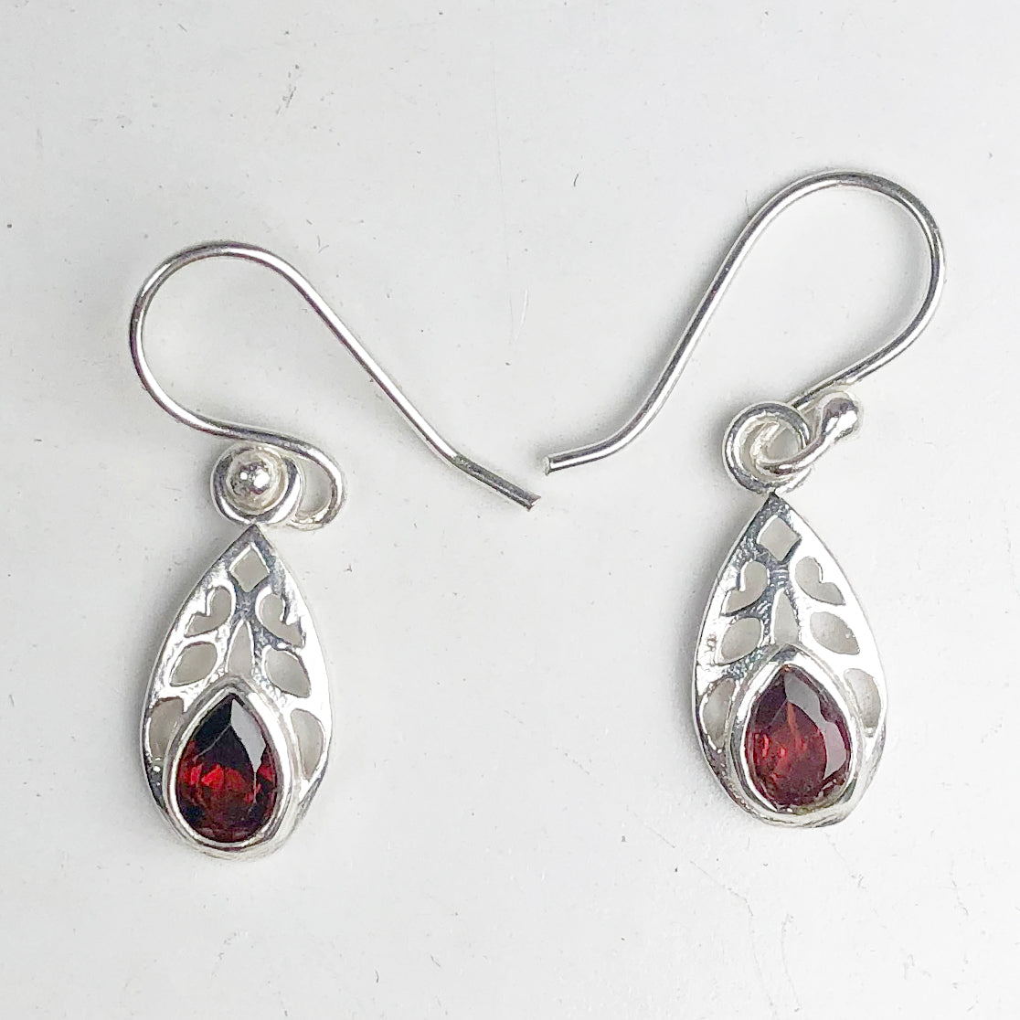 Red Ruby Earrings