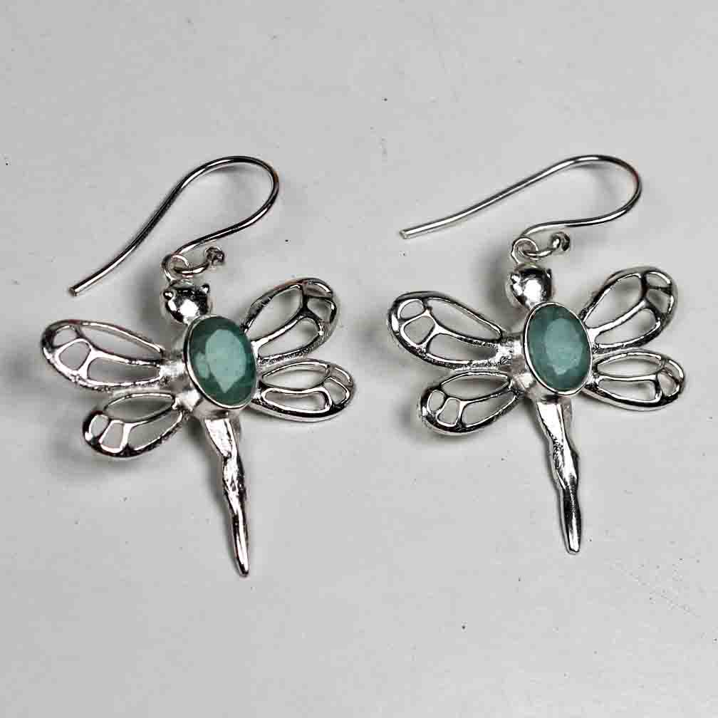 Green Amazonite Earrings