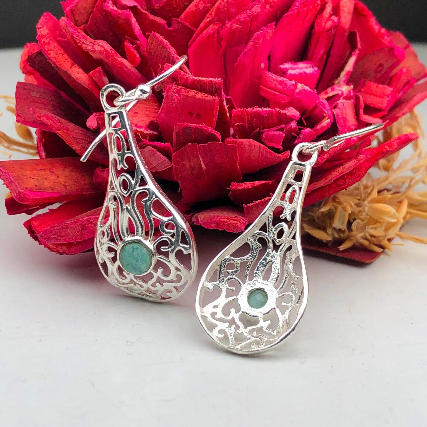 Blue Amazonite Earrings