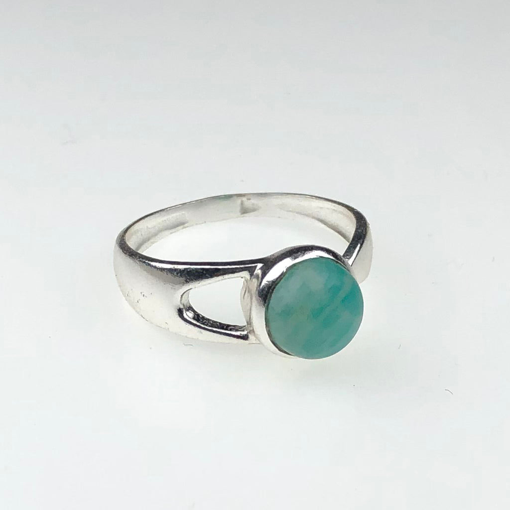 Blue Amazonite Ring