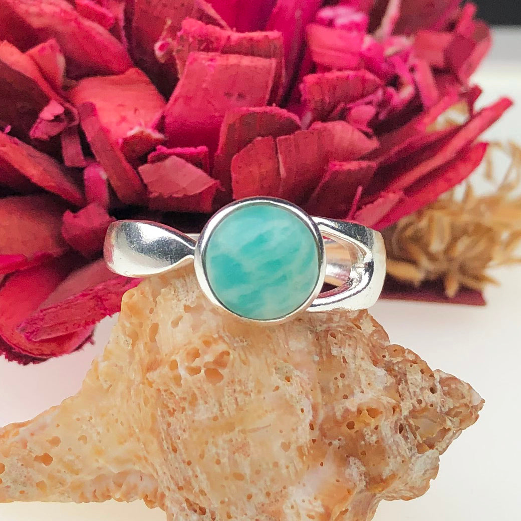 Blue Amazonite Ring