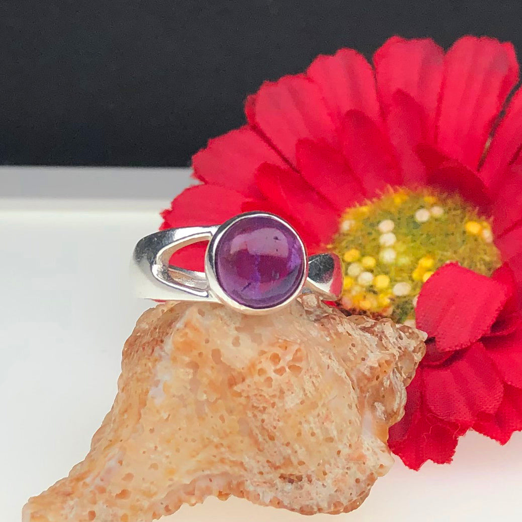 Purple Amethyst Ring
