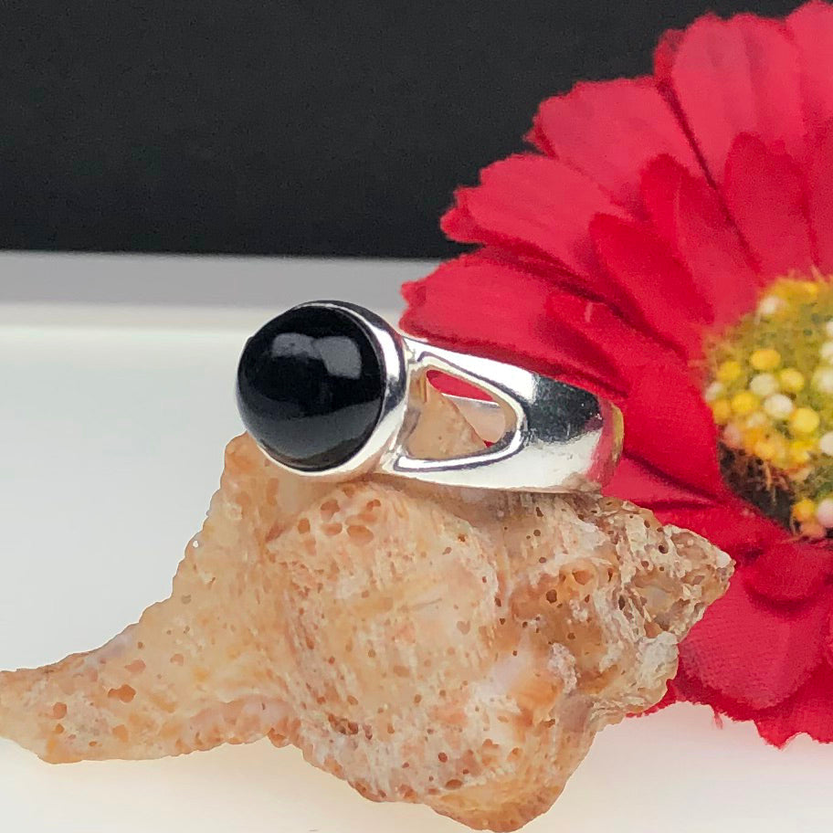 Black Obsidian Ring