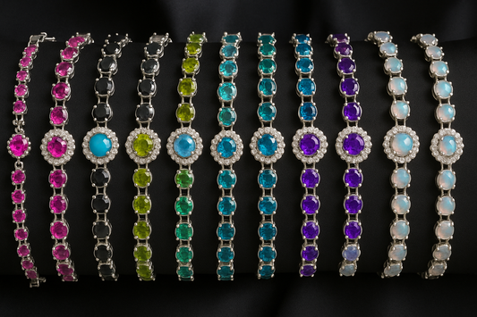 💫 Sterling Silver Gemstone Bracelets: Where Luxury Meets Healing