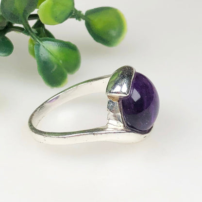 Regal Purple Amethyst Ring for Women