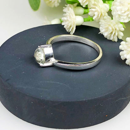 Serene Blue Aquamarine Ring for Women