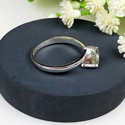 Serene Blue Aquamarine Ring for Women