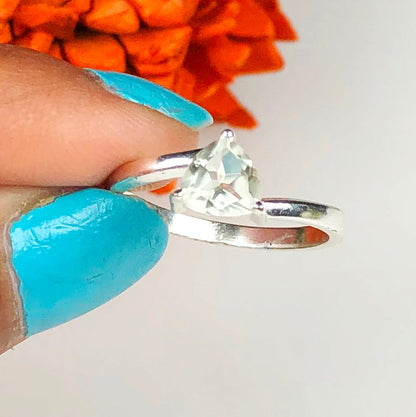Serene Blue Aquamarine Ring for Women