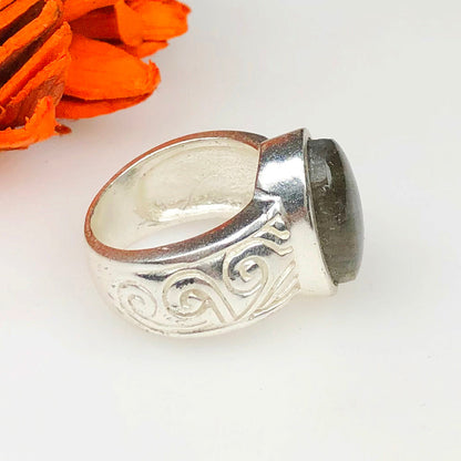 Mystical Labradorite Ring for Women