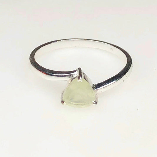 Refreshing Green Amethyst Ring for Women