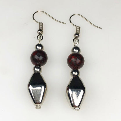 Brown Jasper Earrings
