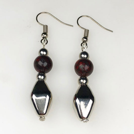 Brown Jasper Earrings