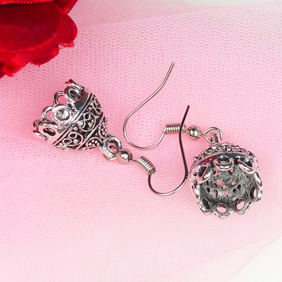 Glamorous
 Tibet Silver Earrings