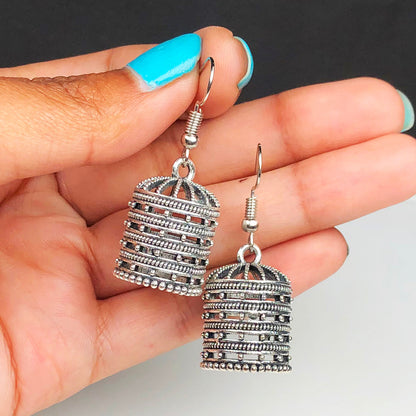 Trendy Tibet Silver Earrings