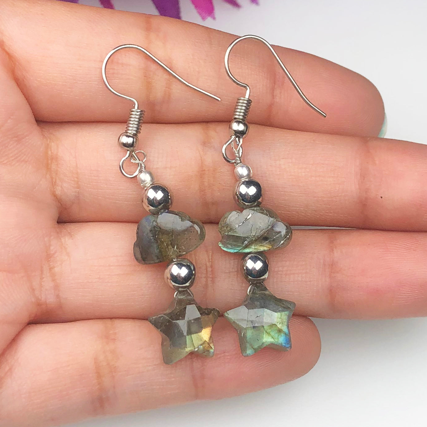 Exquisite Labradorite Earrings