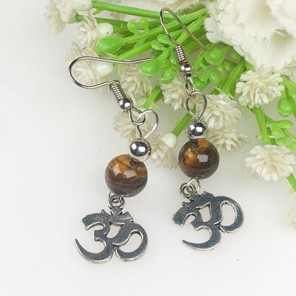 Delicate Tiger Eye Earrings