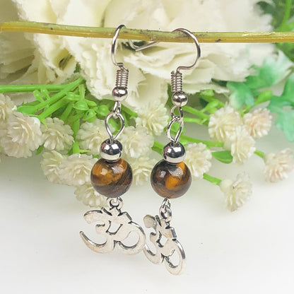 Delicate Tiger Eye Earrings