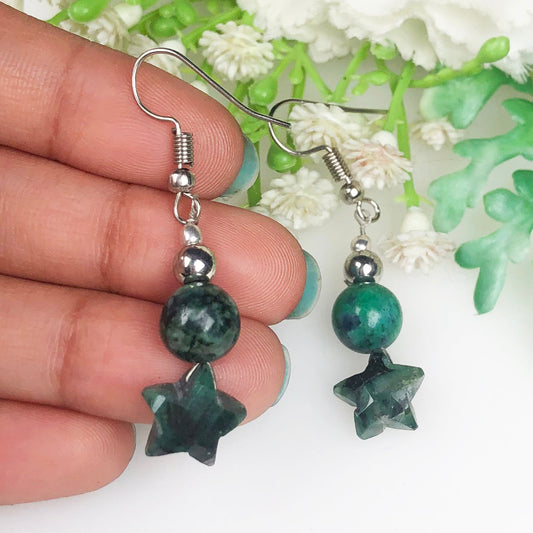 Beautiful Ruby Ziosite Earrings