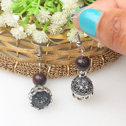 Radiant Brown Jasper Earrings
