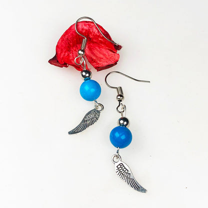 Blue Howlite Earrings for Women