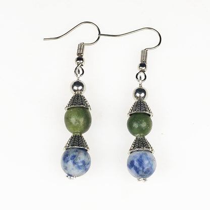 Sodalite and Green Jasper