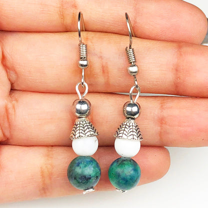 Green Jasper and Agate
