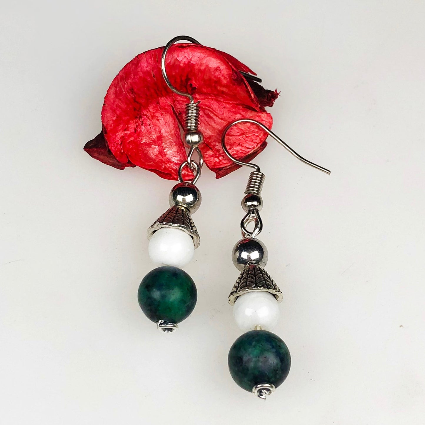 Green Jasper and Agate