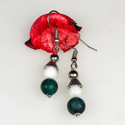 Green Jasper and Agate