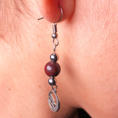 Rainbow Jasper Earrings for Women and Girls