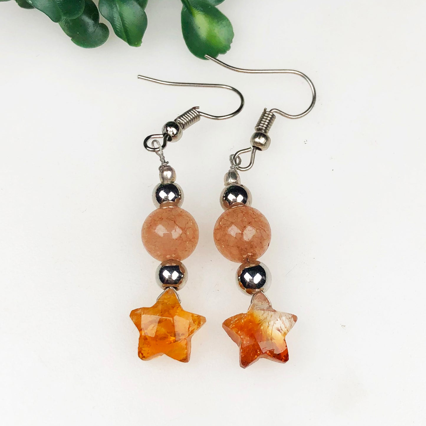 Sunstone Citrine Earrings for Women and Girls
