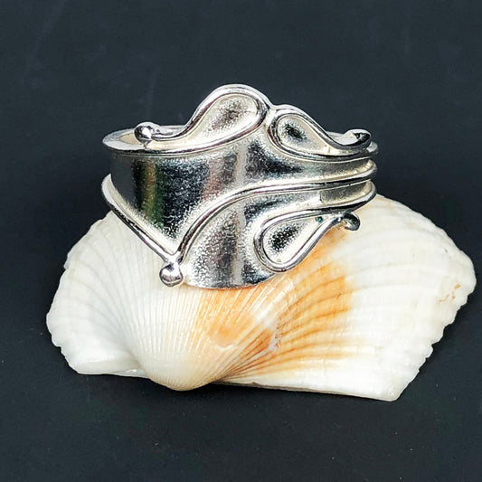 Tibet Sliver Ring for women and Girls stylish skin friendly nickle free,Vintage Handmade
