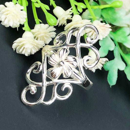 Tibet Sliver Ring for women and Girls stylish skin friendly nickle free,Ultramodern Design