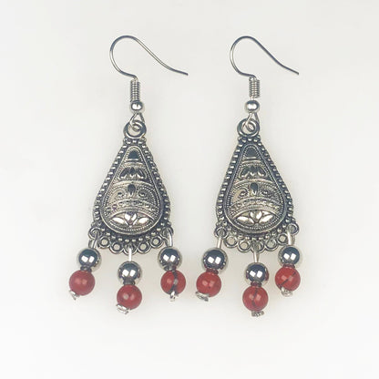 Red Jasper Earrings for Women and Girls