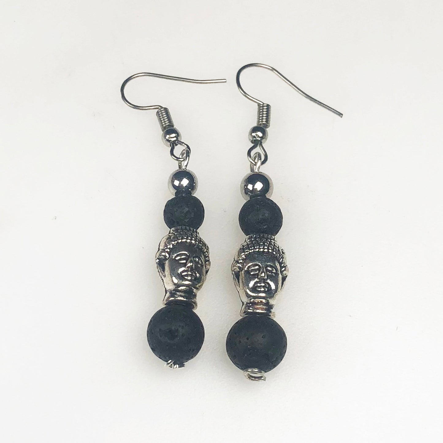 Black Lava Earrings for Women and Girls