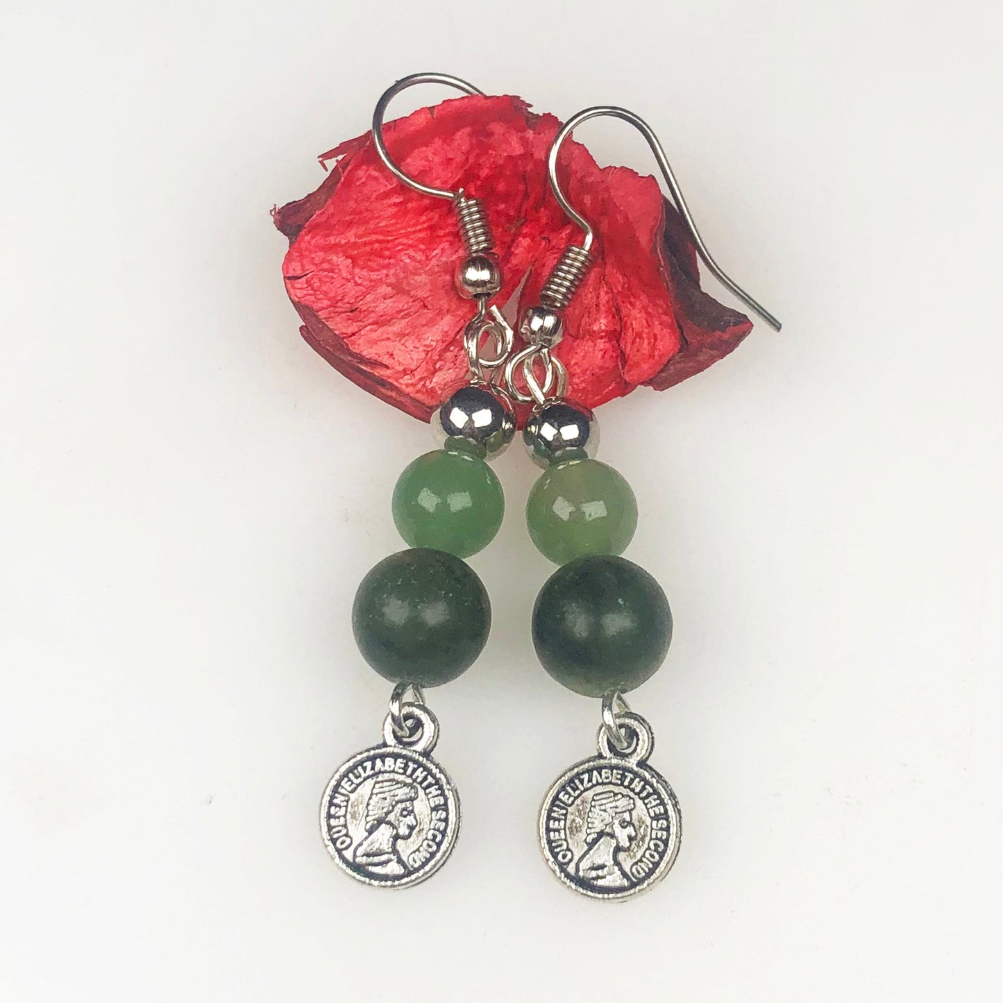 Pyrite Jasper Earrings for Women and Girls