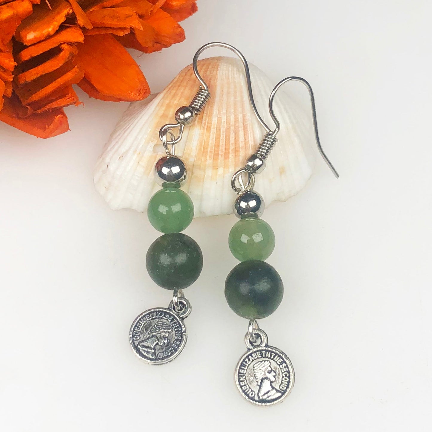 Pyrite Jasper Earrings for Women and Girls