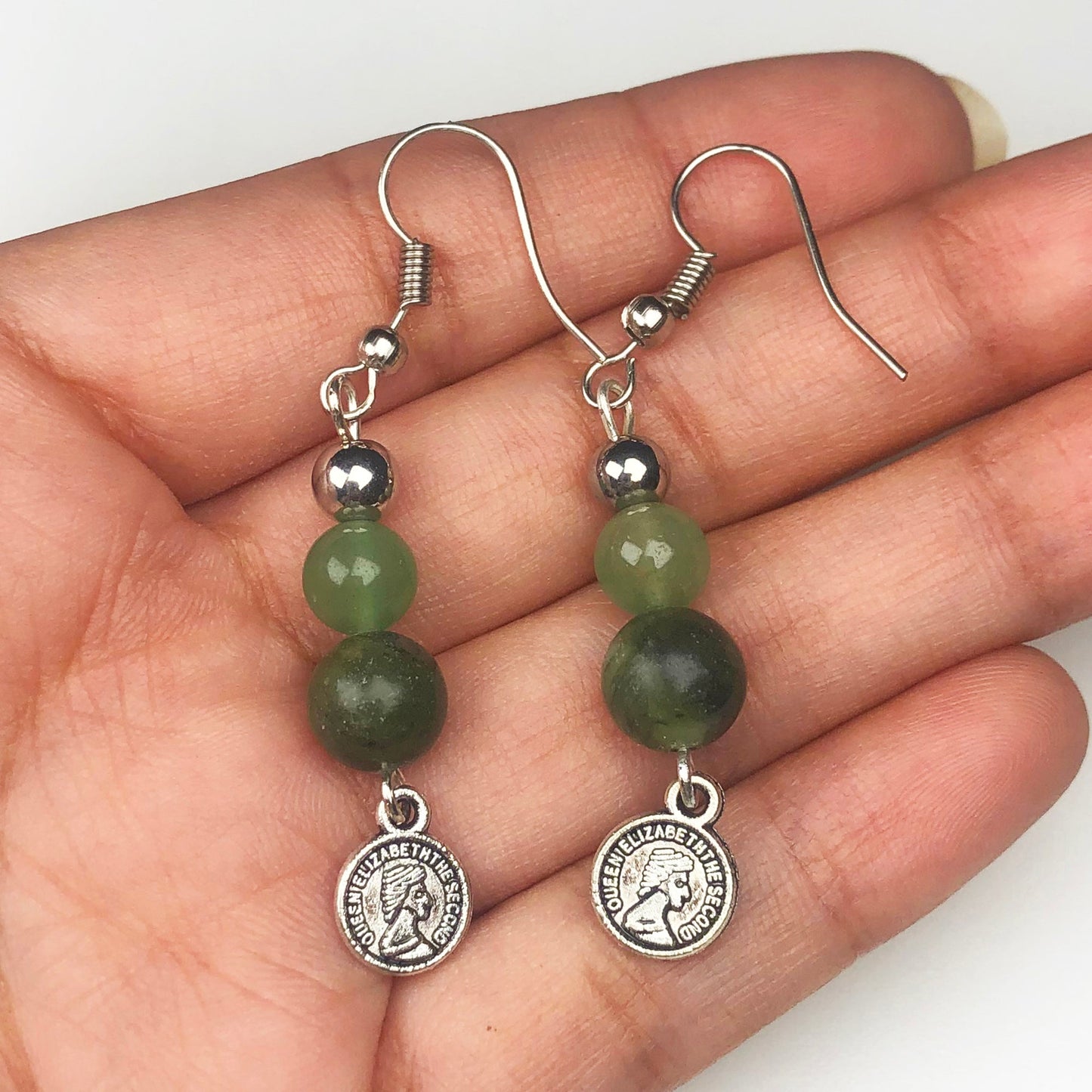 Pyrite Jasper Earrings for Women and Girls