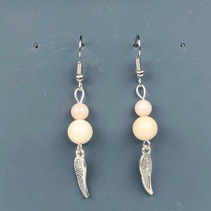 Pink Opal Earrings for Women and Girls