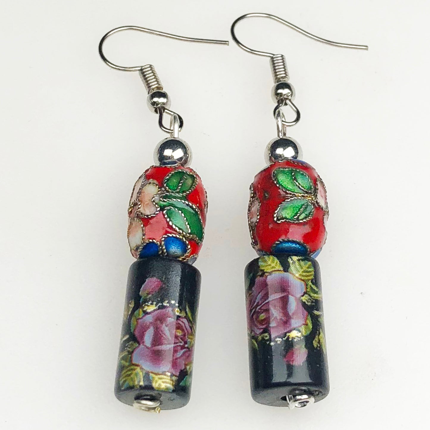 Natural Gemstone Tensa Beads Earrings for Women and Girls