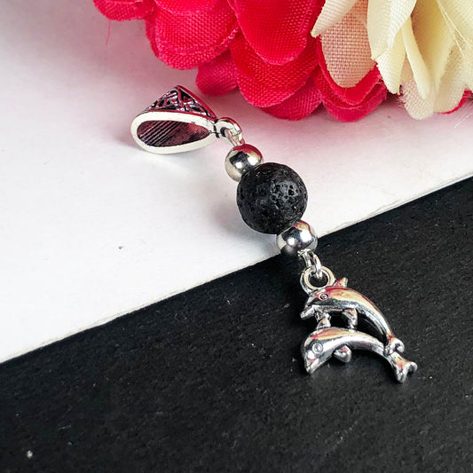 Beautiful Black lava Pendant Healing for Women and Girls Pendant