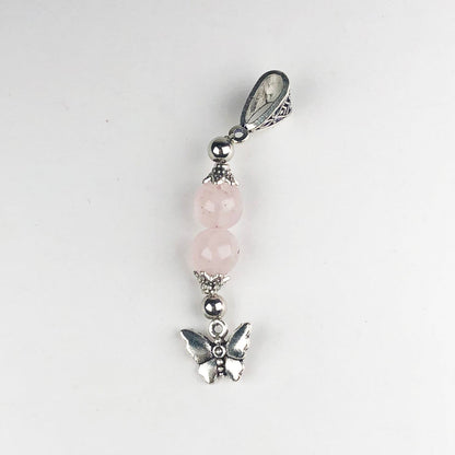 Pink Rose Quartz Pendant Healing for Women and Girls Pendant