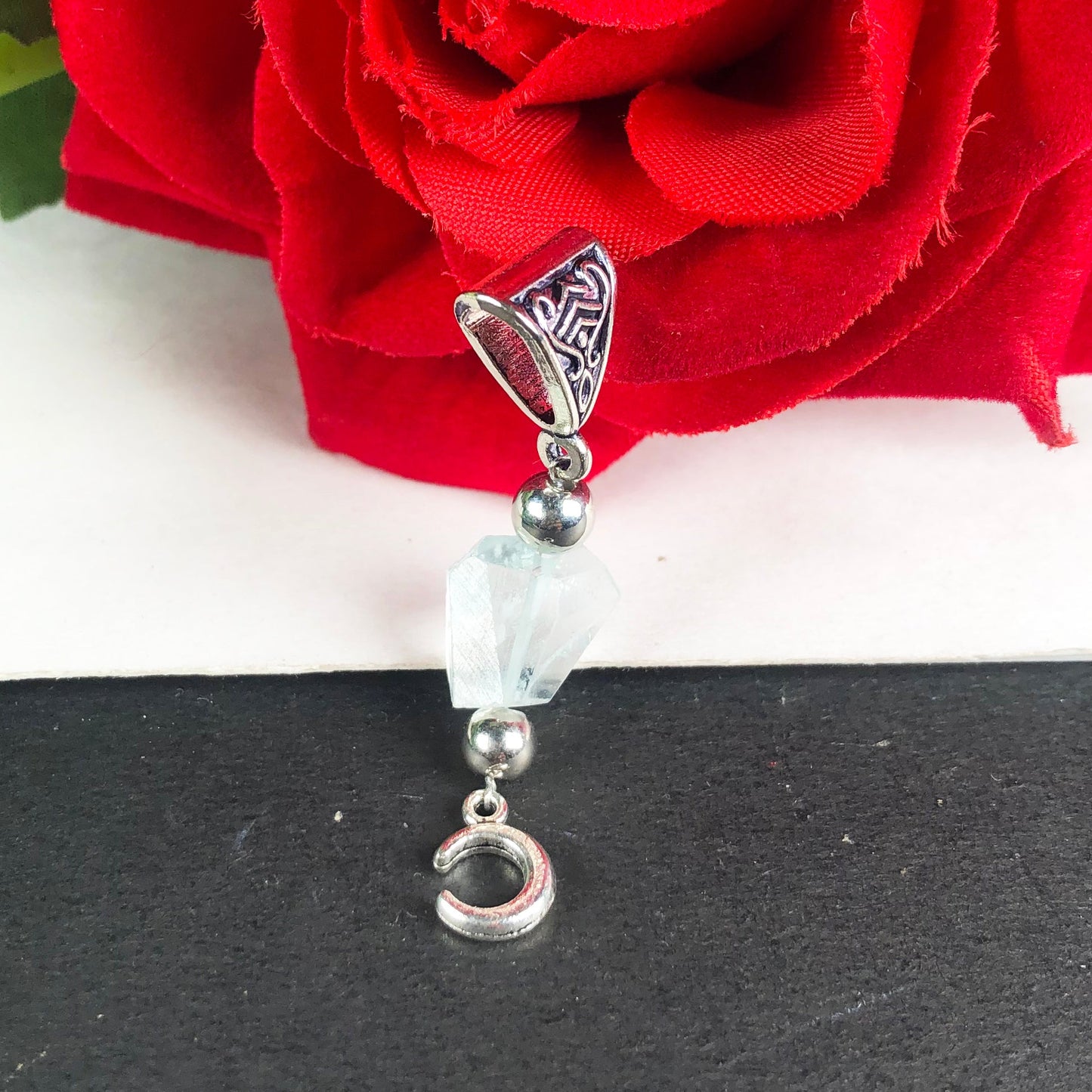 Blue Aquamarine Pendant Healing for Women and Girls Pendant