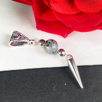 Black Moonstone Pendant Healing for Women and Girls Pendant